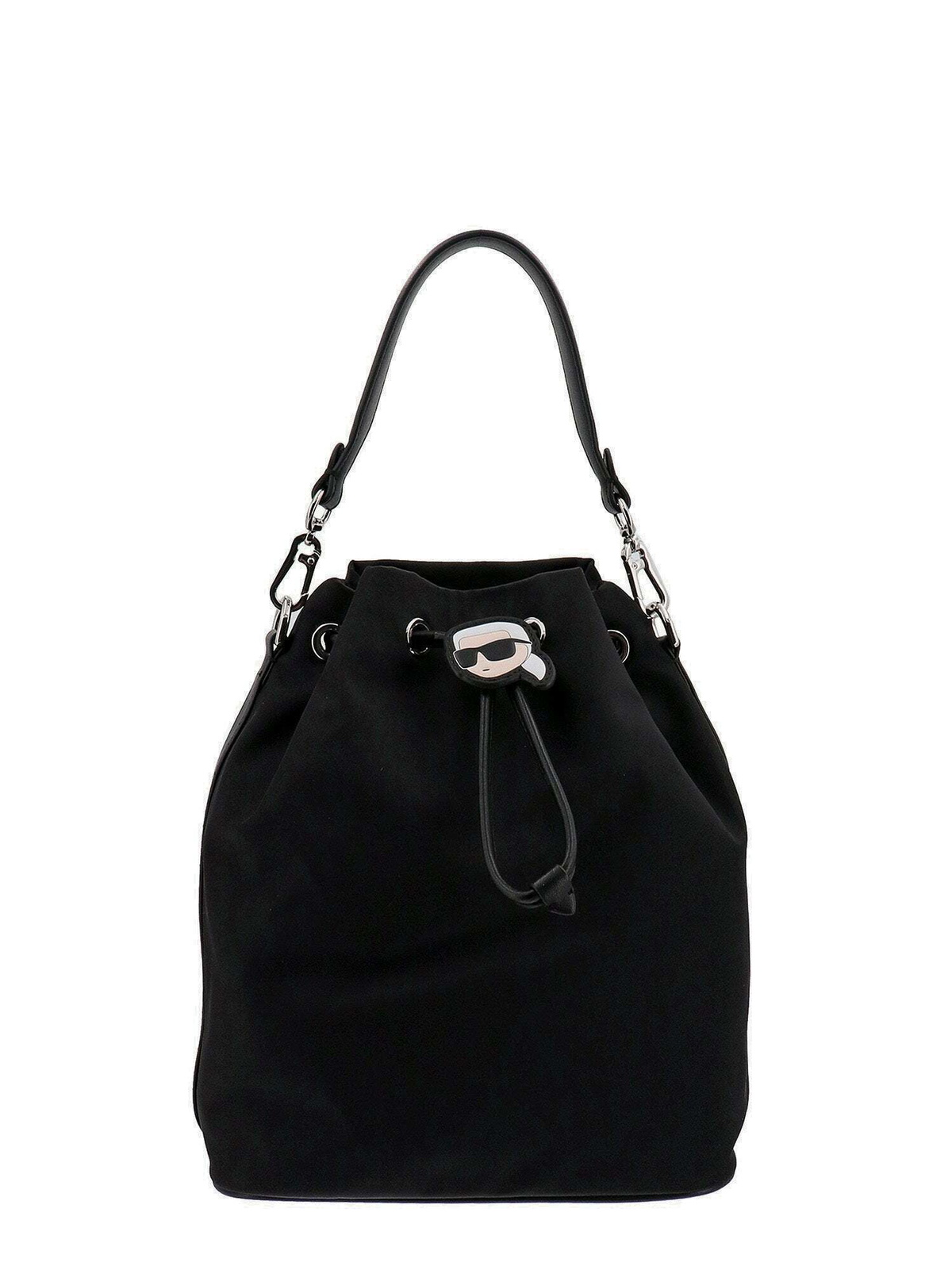 Karl Lagerfeld Bucket Bag Black Womens Karl Lagerfeld