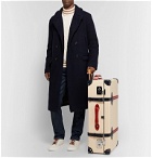 Globe-Trotter - St Moritz 30" Striped Webbing and Leather-Trimmed Fibreboard Suitcase - Neutrals