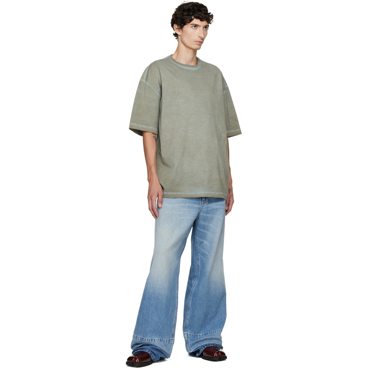 Maison Margiela Gray Oversized T-shirt