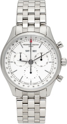 Frédérique Constant Silver Classics Quartz Chronograph Triple Calendar Watch