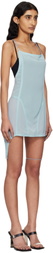 HYEIN SEO Blue Beaded Slip Mindress
