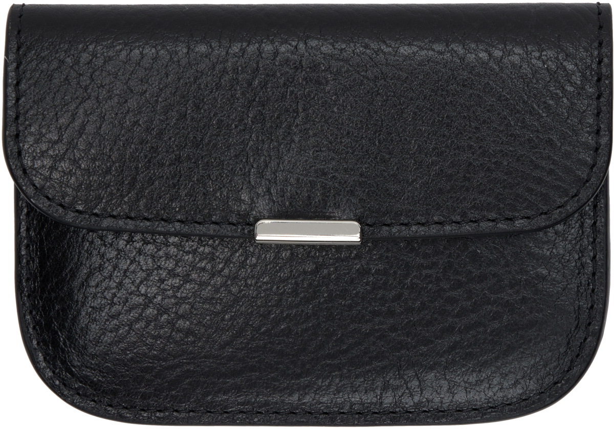LEMAIRE Black Soft Tab Card Holder