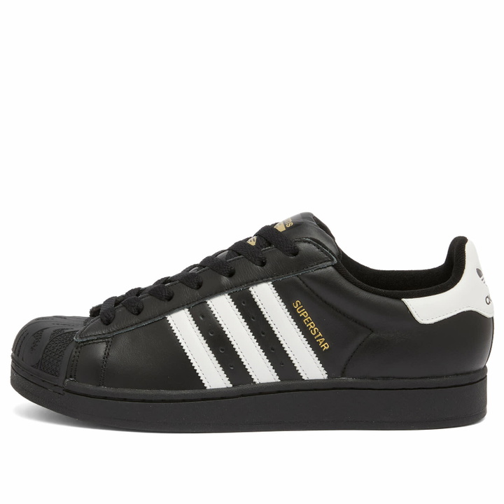 Photo: Adidas x Beams Superstar Sneaker in Core Black/White/Gold
