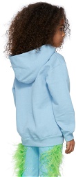 Poster Girl SSENSE Exclusive Kids Blue 'Exquisite Fashions!' Hoodie