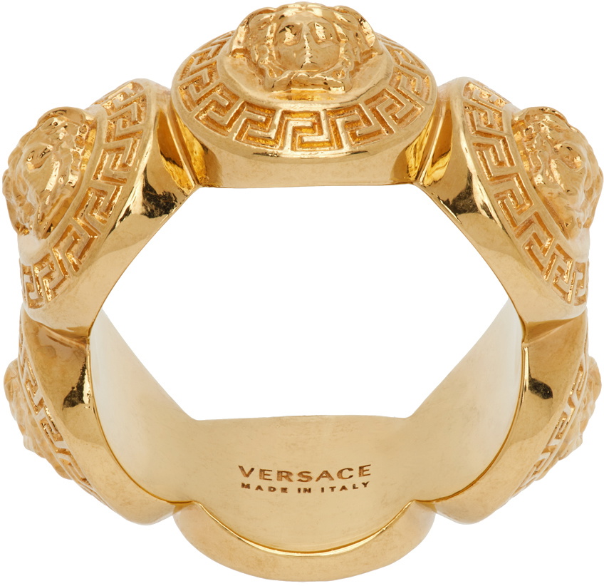 Versace Gold Medusa Ring Versace