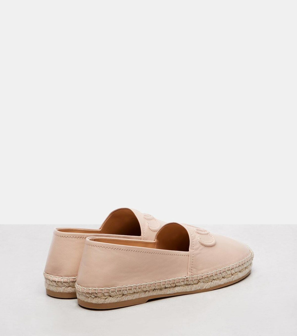 Chloé Isla logo leather espadrilles