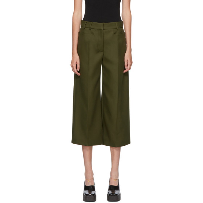 Photo: Stella McCartney Khaki Charlotte Flared Pants