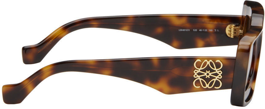 小物 LOEWE sunglasses brown y2k archive Loewe Eyewear Women's Loewe Rectangular Sunglasses in Dark
