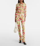 Acne Studios Ojalva floral denim jacket