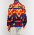 Polo Ralph Lauren - Half-Zip Logo-Appliquéd Printed Fleece Sweatshirt - Multi