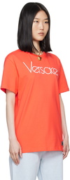 Versace Orange 1978 Re-Edition Logo T-Shirt