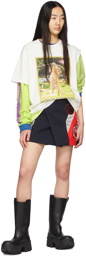 PHIPPS SSENSE Exclusive Multicolor Polyester Mini Skirt
