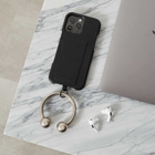Balenciaga Men's iPhone 15 Pro Max Phone Case in Black 
