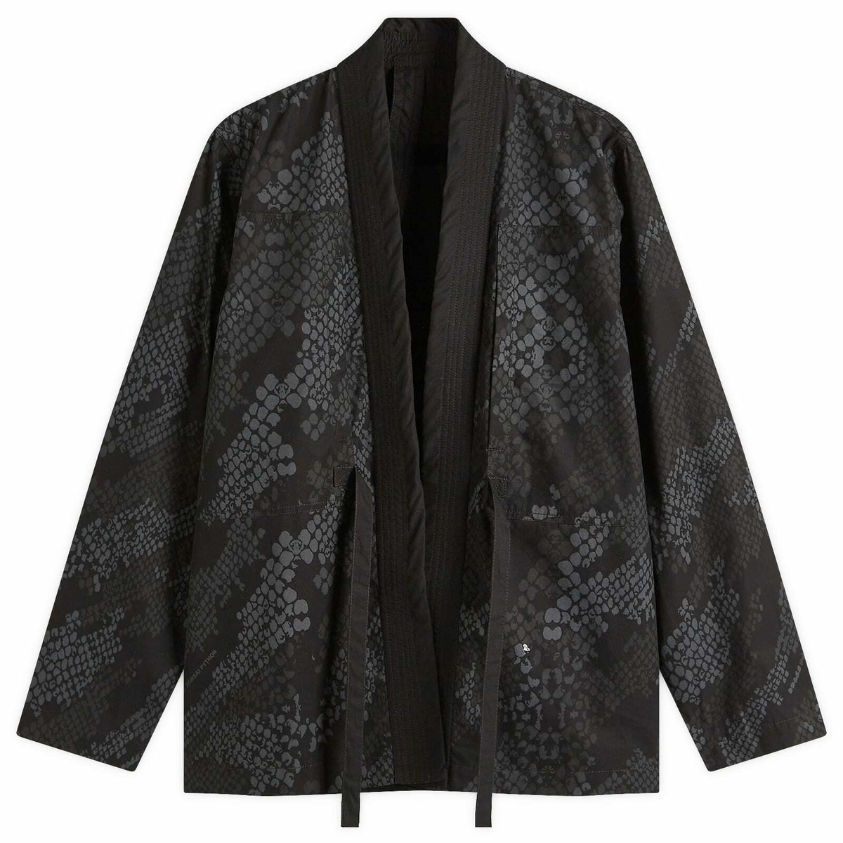 Maharishi Men's Bonsai Python Camo Hanten Shirt in Subdued Night