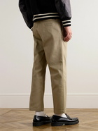 Wacko Maria - Dickies Straight-Leg Pleated Twill Trousers - Neutrals