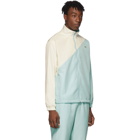 Lacoste Blue and White Golf le Fleur* Edition Logo Track Jacket