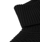 TOM FORD - Ribbed Merino Wool Rollneck Sweater - Men - Black