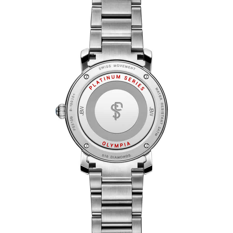 JBW Platinum Series Diamond Silver-tone Dial Ladies Watch PS510B