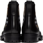 Burberry Black Vintage Check Chelsea Boots