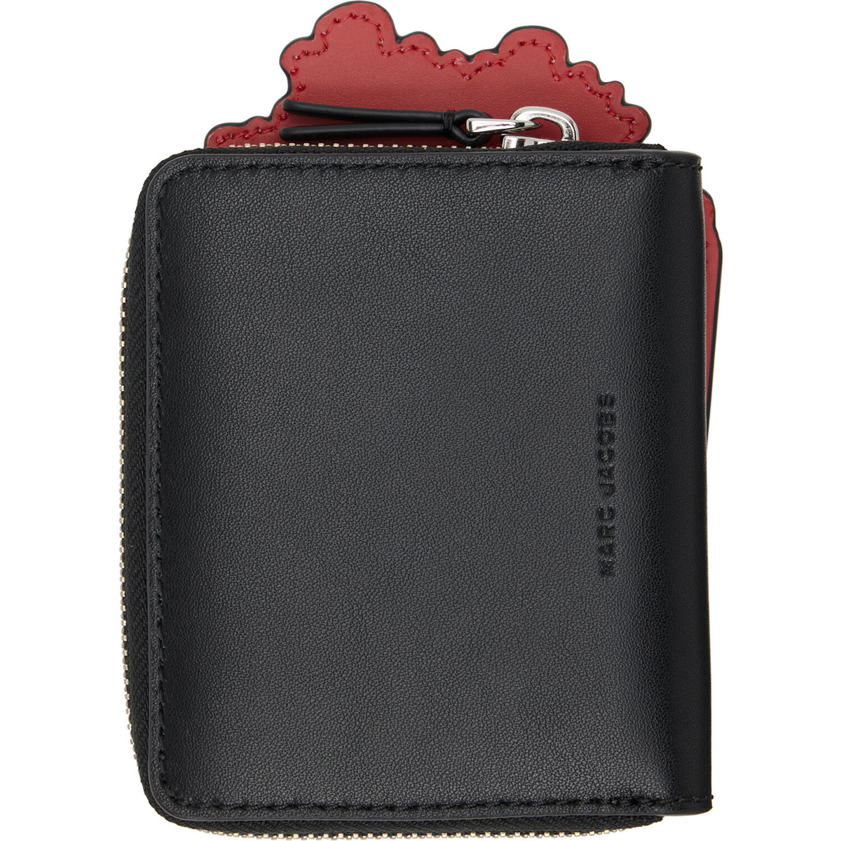 Marc Jacobs Black & Red Popcorn Slim Compact Wallet