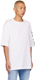 Balmain White Printed T-Shirt