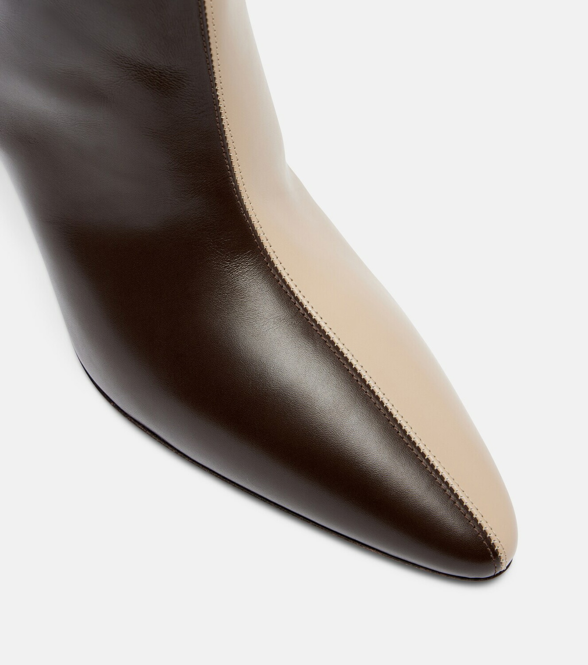 Herbert Levine Two Faced leather knee-high boots