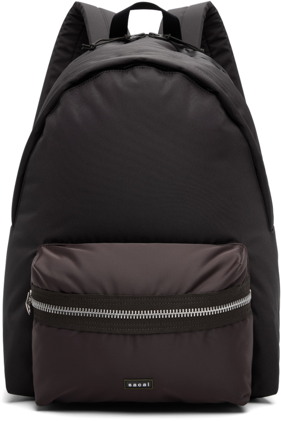 Photo: sacai Brown Pocket Backpack