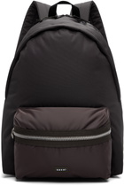 sacai Brown Pocket Backpack