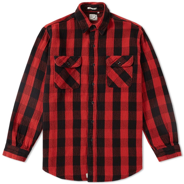 Photo: orSlow Vintage Flannel Shirt Red