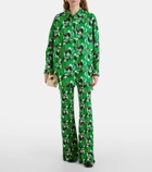 Diane von Furstenberg Caleb printed cotton blouse