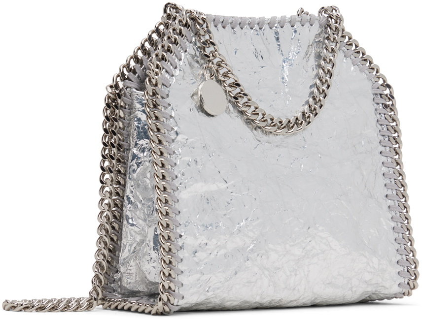 Stella McCartney Silver Limited Edition Falabella Tiny Tote Stella McCartney Silver Limited Edition Falabella Tiny Tote