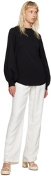 Teurn Studios SSENSE Exclusive Black Blouse