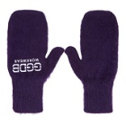 Golden Goose Purple Diddy Gloves