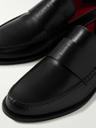 Enfants Riches Déprimés - Logo-Debossed Leather Loafers - Black
