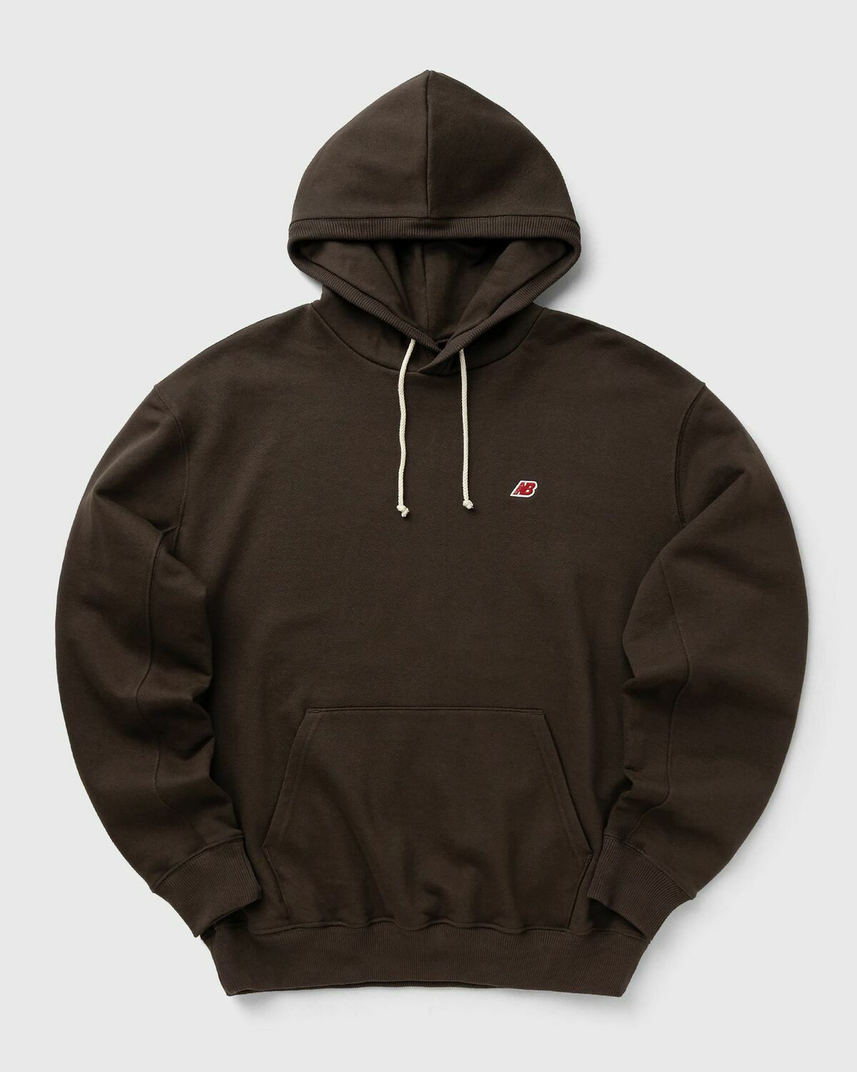 New Balance Made in USA Core Hoodie Brown Mens Hoody