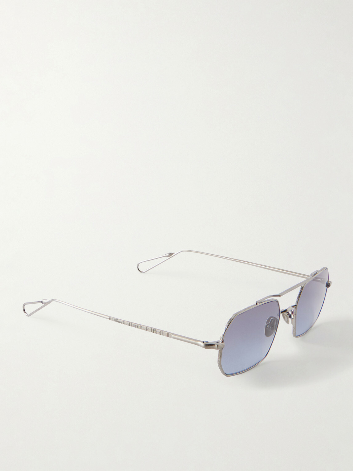 AHLEM - Clovis Aviator-Style Silver-Tone Sunglasses