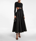 Valentino Embellished cut-out bodysuit