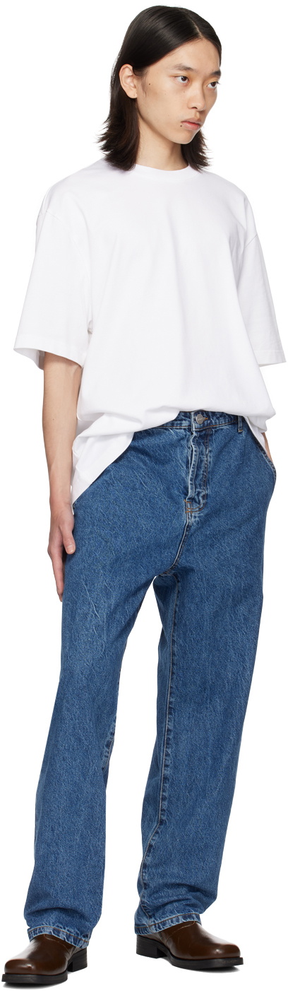 Róhe Blue Tapered Leg Jeans