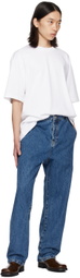 Róhe Blue Tapered Leg Jeans