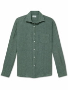 Hartford - Paul Linen Shirt - Green