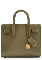 Saint Laurent Sac De Jour Nano Leather top Handle bag - Green - One Size