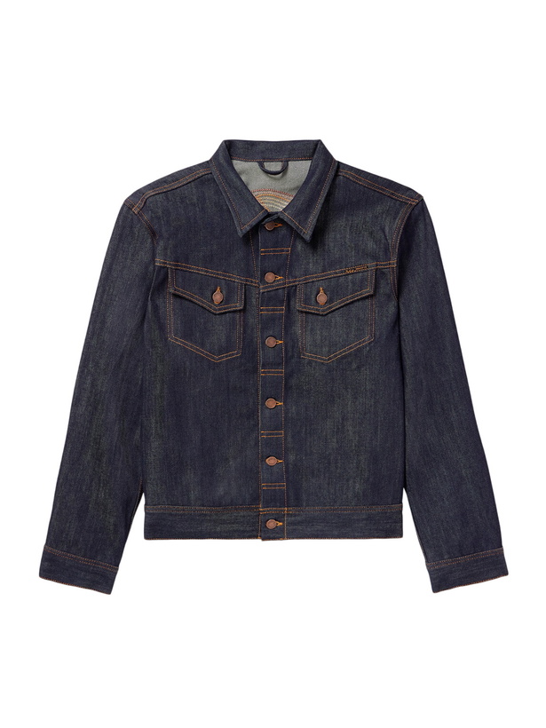 Photo: Nudie Jeans - Conny Embroidered Organic Denim Jacket - Blue