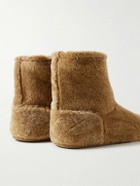LOEWE - Lago Shearling Boots - Brown