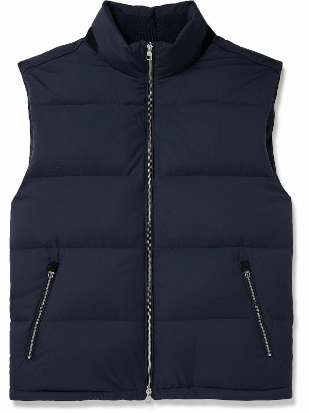 Photo: Dunhill - Quilted Shell Down Gilet - Blue