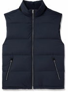 Dunhill - Quilted Shell Down Gilet - Blue