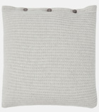 Brunello Cucinelli - Ribbed-knit cashmere cushion