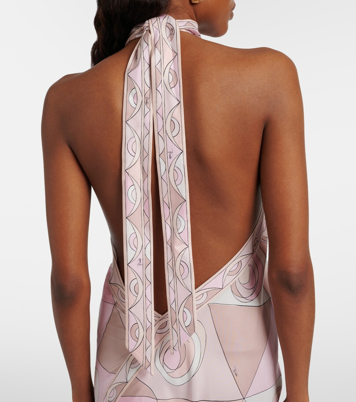 Pucci Occhi silk twill maxi dress