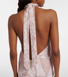 Pucci Occhi silk twill maxi dress