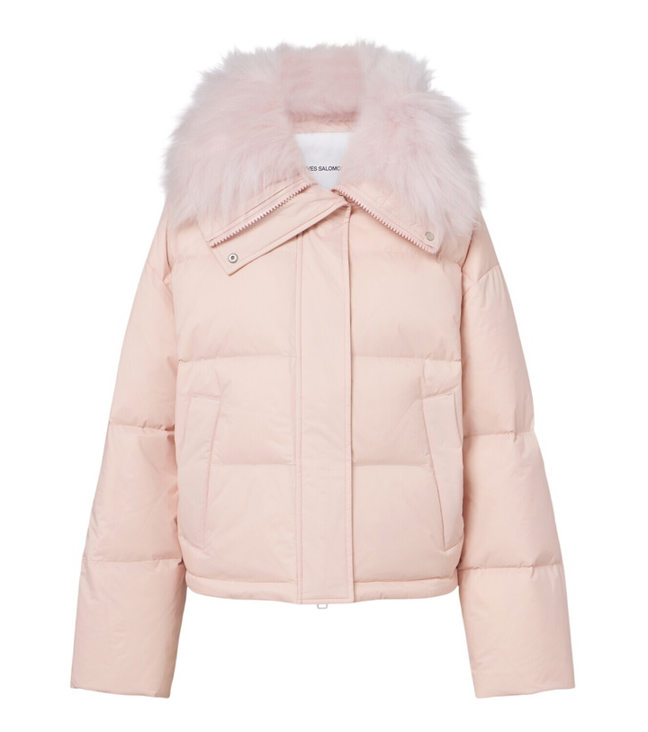 Photo: Yves Salomon Doudoune shearling-trimmed down jacket