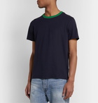 Entireworld - Organic Cotton-Jersey T-Shirt - Blue